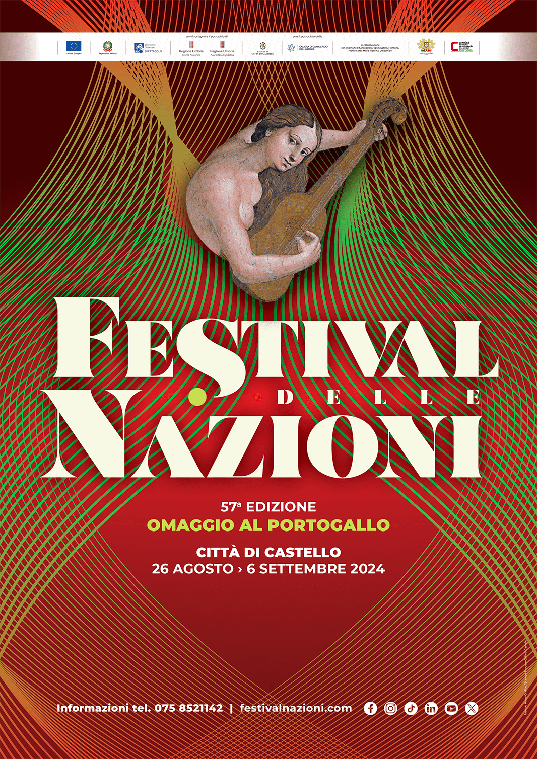 57° Festival delle Nazioni – Omaggio al Portogallo (26 Agosto – 6 Settembre 2024) Città di Castello