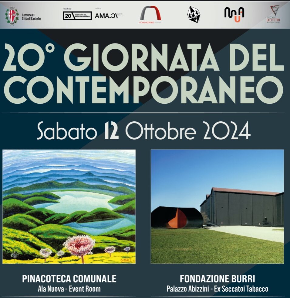 “20° Giornata del Contemporaneo”. Pinacoteca Comunale ala Nuova – Event room “Collezione Tifernate Gerardo Dottori” (11 Ottobre – 24 Novembre 2024)