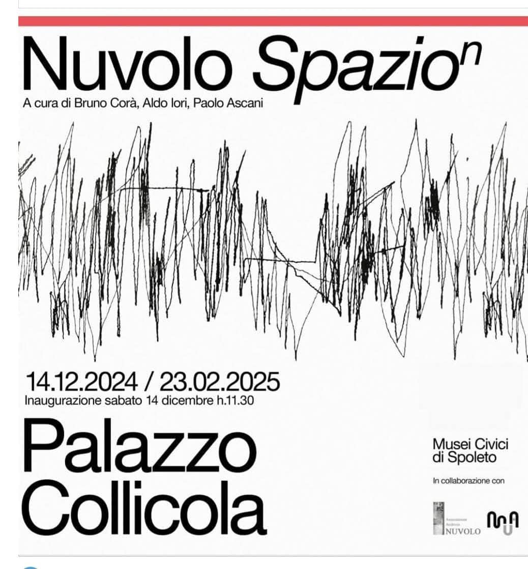 Inaugurazione mostra “NUVOLO” – Spoleto, Palazzo Collicola – (14 Dicembre a 23 Febbraio)